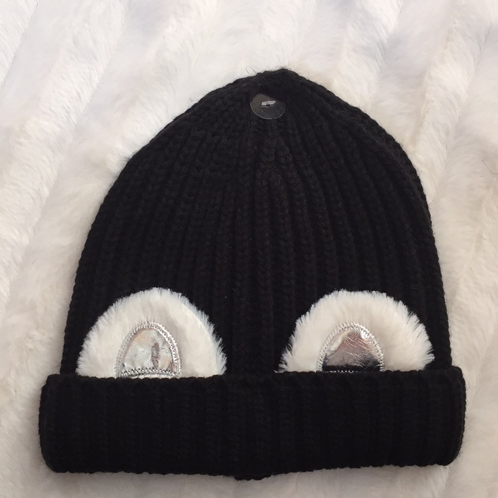 SO Soft Touch Faux Fur Ear Knit Beanie
